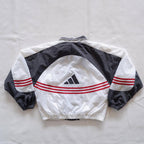 adidas White/Black Panel Sport Jacket | Size S | Made in Malaysia 🇲🇾