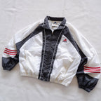 adidas White/Black Panel Sport Jacket | Size S | Made in Malaysia 🇲🇾
