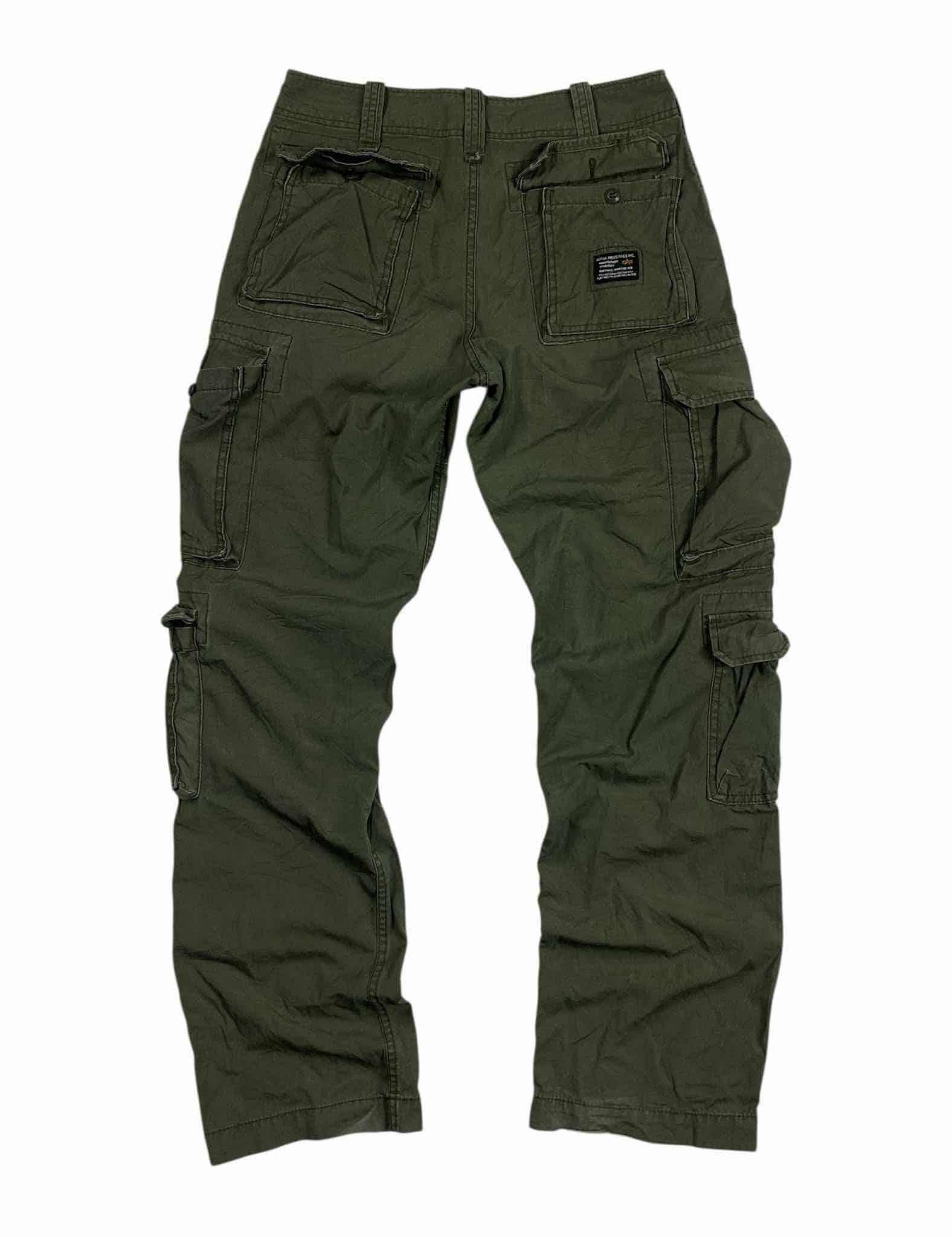 Alpha Industries Military Cargo Pants | W31–32 x L42 | Made in China 🇨🇳