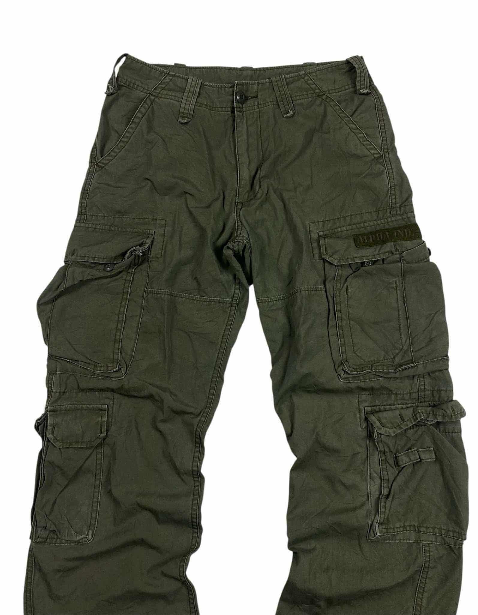 Alpha Industries Military Cargo Pants | W31–32 x L42 | Made in China 🇨🇳