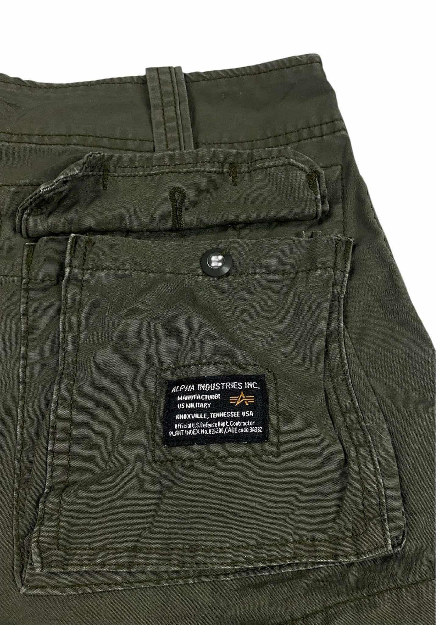 Alpha Industries Military Cargo Pants | W31–32 x L42 | Made in China 🇨🇳