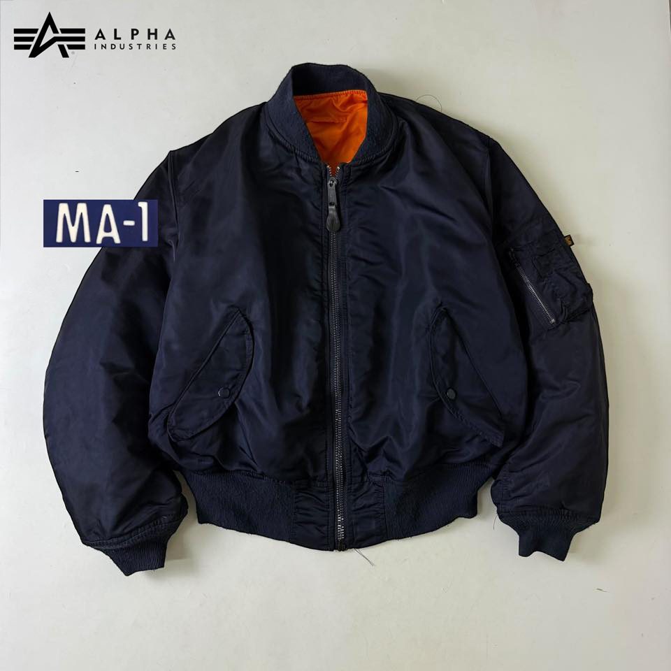 Alpha Industries MA-1 Flight Jacket | Size L | Made in USA 🇺🇸
