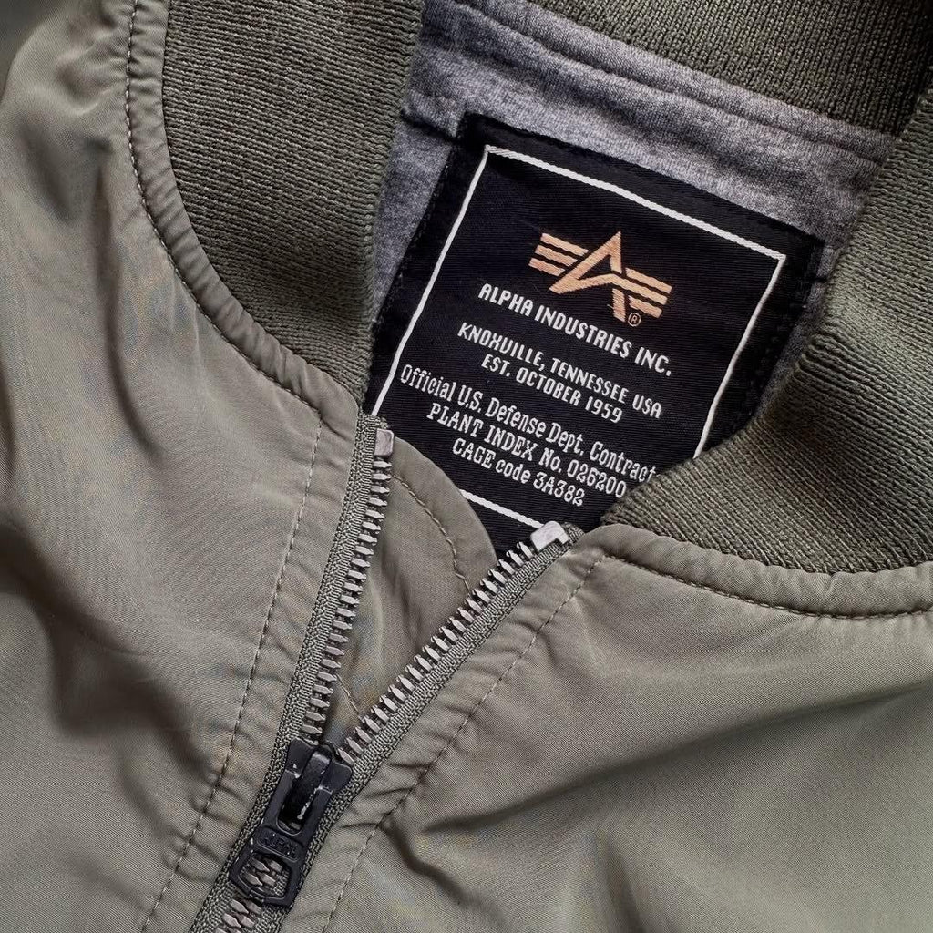 Alpha Industries MA-1 Flight Jacket | Large | Made in USA 🇺🇸