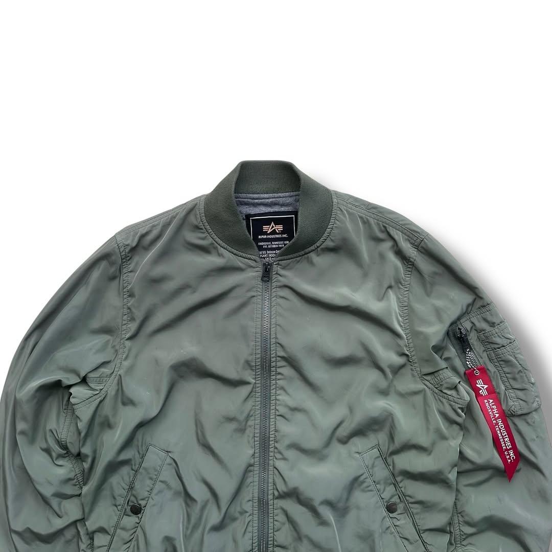 Alpha Industries MA-1 Flight Jacket | Large | Made in USA 🇺🇸