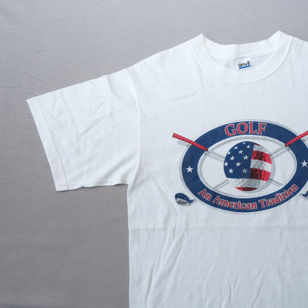 Anvil “GOLF: An American Tradition” Tee | Size L | Made in USA 🇺🇸