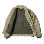 Banana Republic Shearling Collar Leather Jacket | Estimated Size L | Made in China 🇨🇳