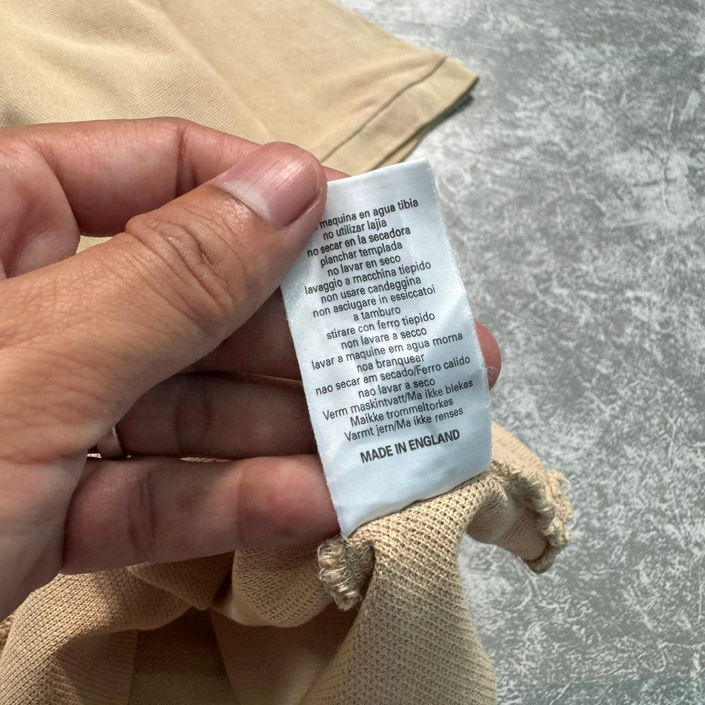 Burberrys Embroidered Crest Polo Shirt | M | Made in England 🇬🇧