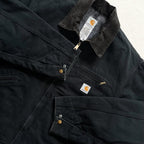 Carhartt Duck Detroit Jacket J01 BLK | 44 Regular | Made in USA 🇺🇸