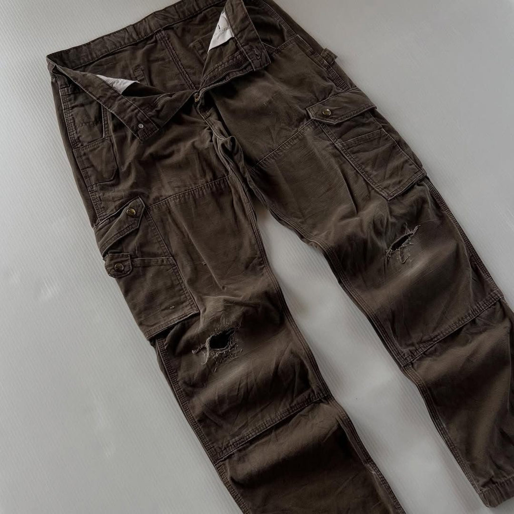 Carhartt WIP Black Ripstop Cargo | B342 FIT | W34 | Made in Mexico 🇲🇽