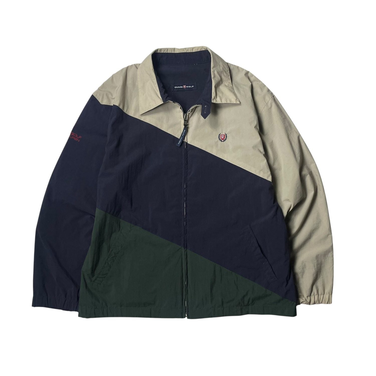 CHAPS Ralph Lauren Zip-Up Nylon Jacket | Size: L | Made in Unknown