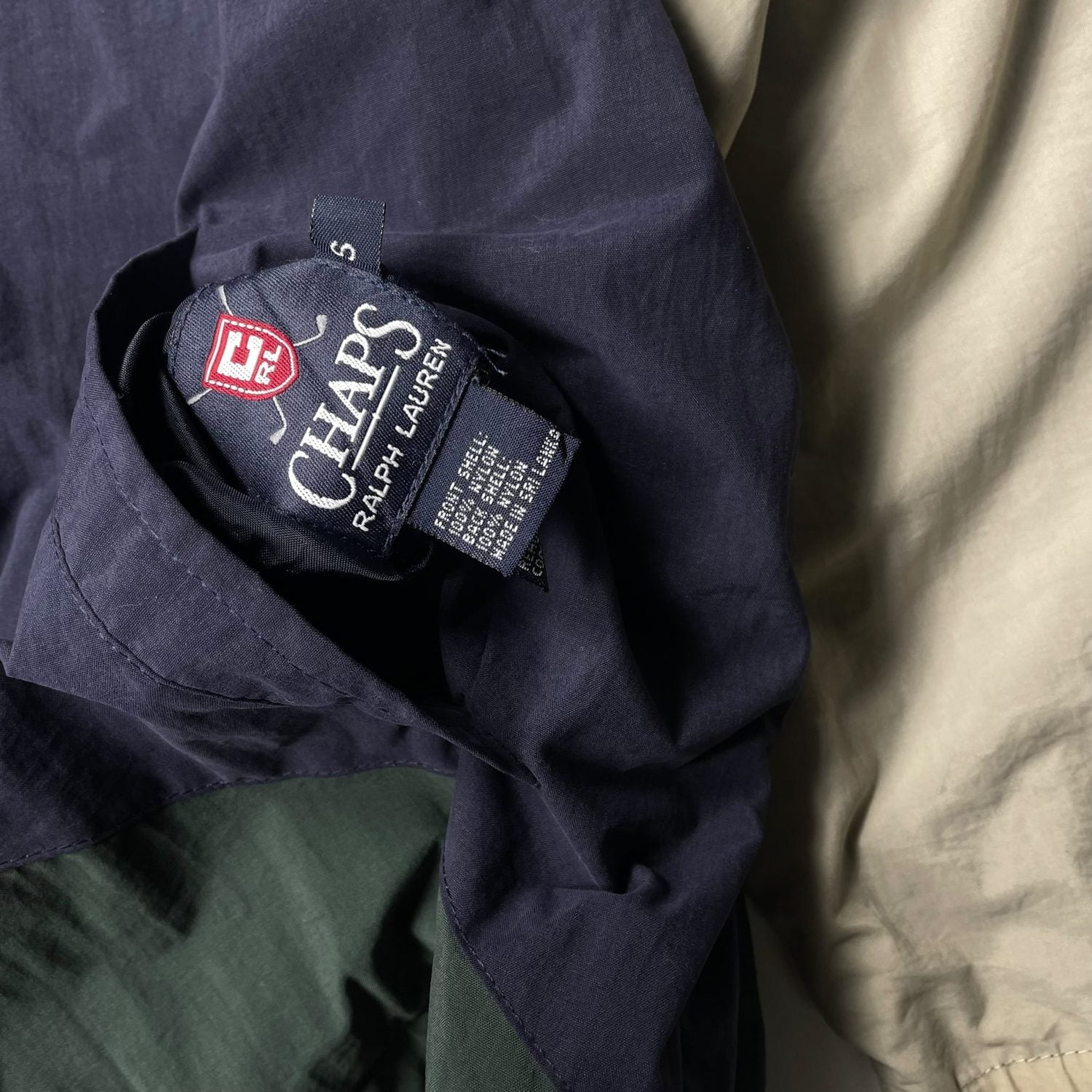 CHAPS Ralph Lauren Zip-Up Nylon Jacket | Size: L | Made in Unknown