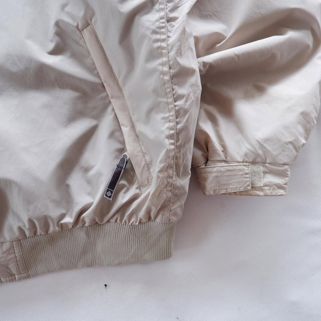 Columbia Beige Fleece-Lined Jacket | Size L | Made in China 🇨🇳