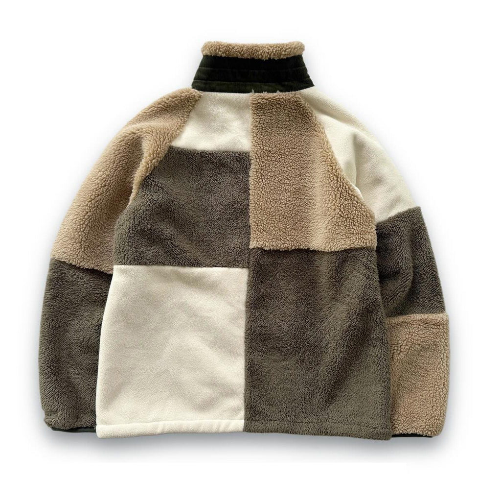 Columbia Fleece Patchwork Jacket | M | Made in China 🇨🇳