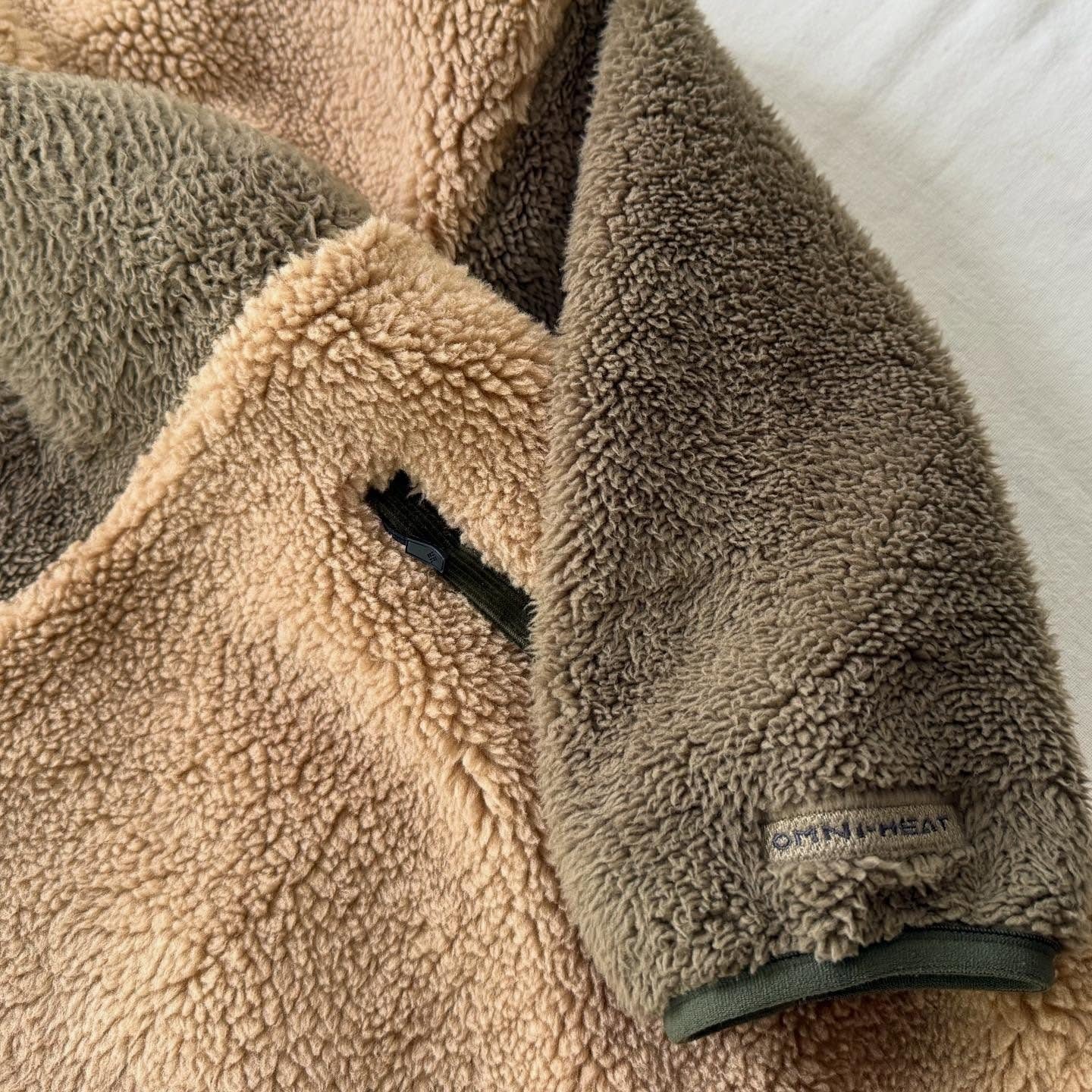 Columbia Fleece Patchwork Jacket | M | Made in China 🇨🇳