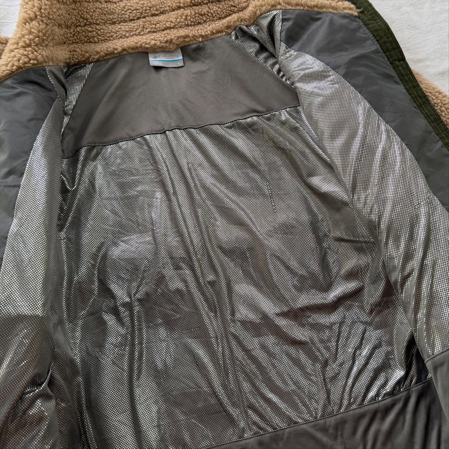 Columbia Fleece Patchwork Jacket | M | Made in China 🇨🇳