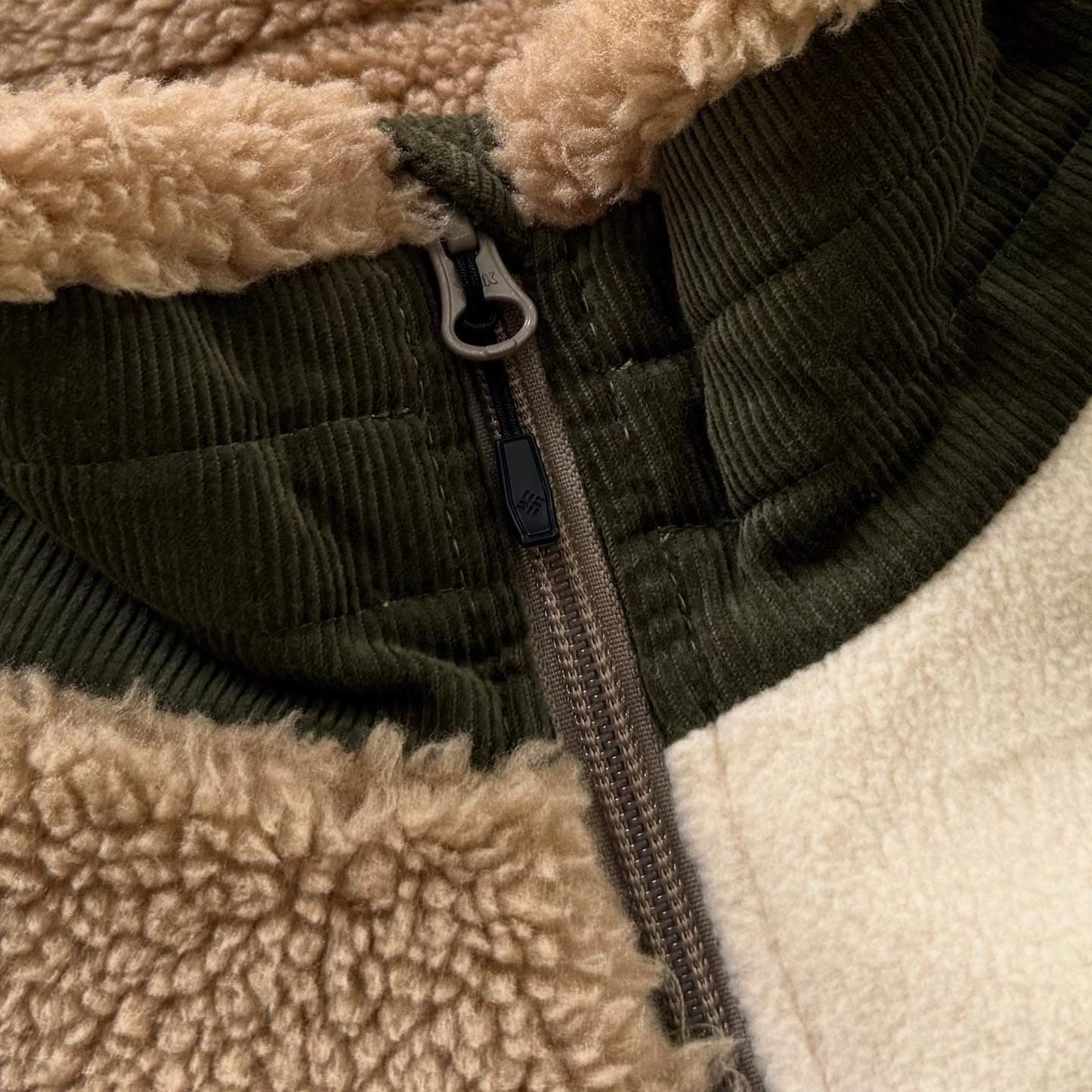 Columbia Fleece Patchwork Jacket | M | Made in China 🇨🇳