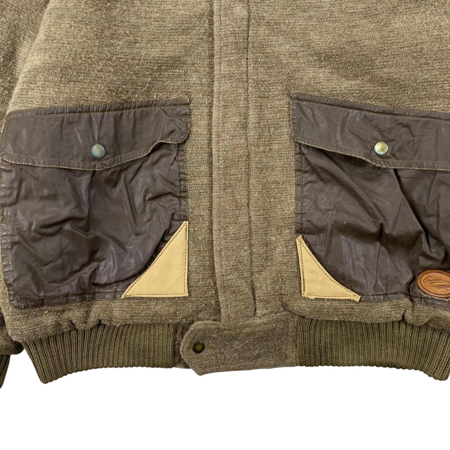 Crocodile Vintage Panel Wool Jacket | Size M | Made in Korea 🇰🇷