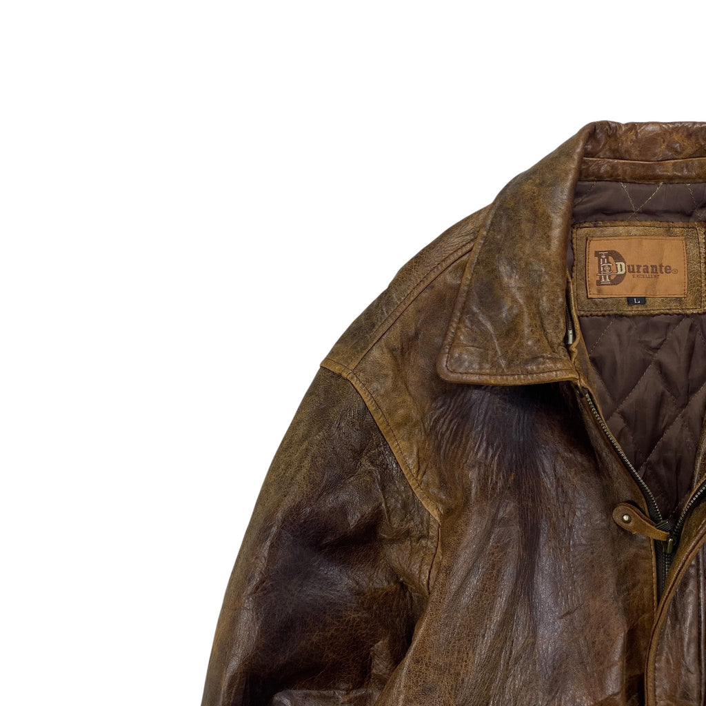 Durante Leather Jacket | Size L | Made in Korea 🇰🇷