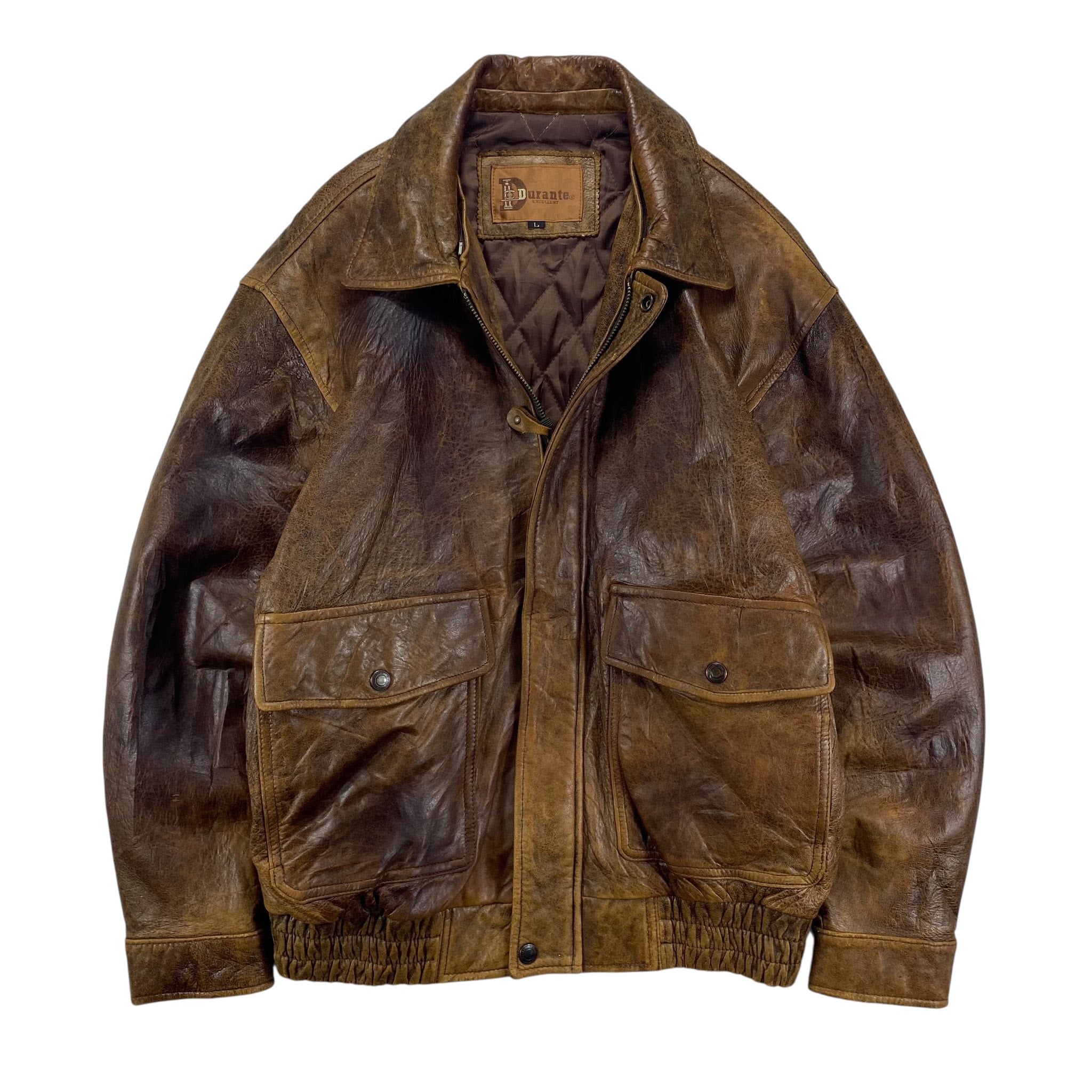 Durante Leather Jacket | Size L | Made in Korea 🇰🇷