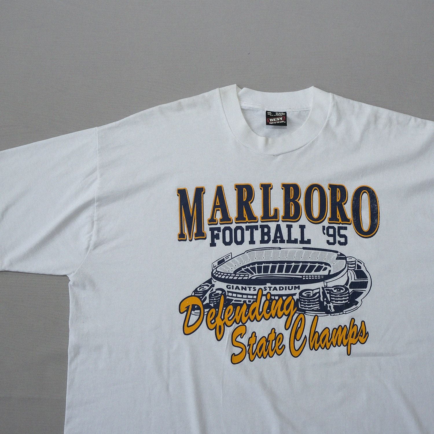 Fruit of the Loom Marlboro Football ’95 T-Shirt | XXL | Made in USA 🇺🇸