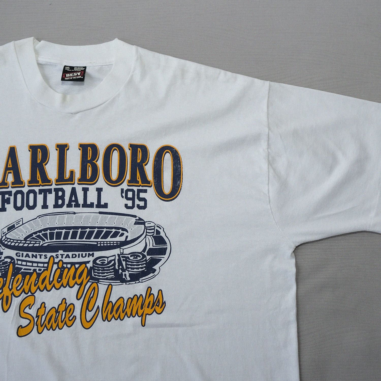 Fruit of the Loom Marlboro Football ’95 T-Shirt | XXL | Made in USA 🇺🇸