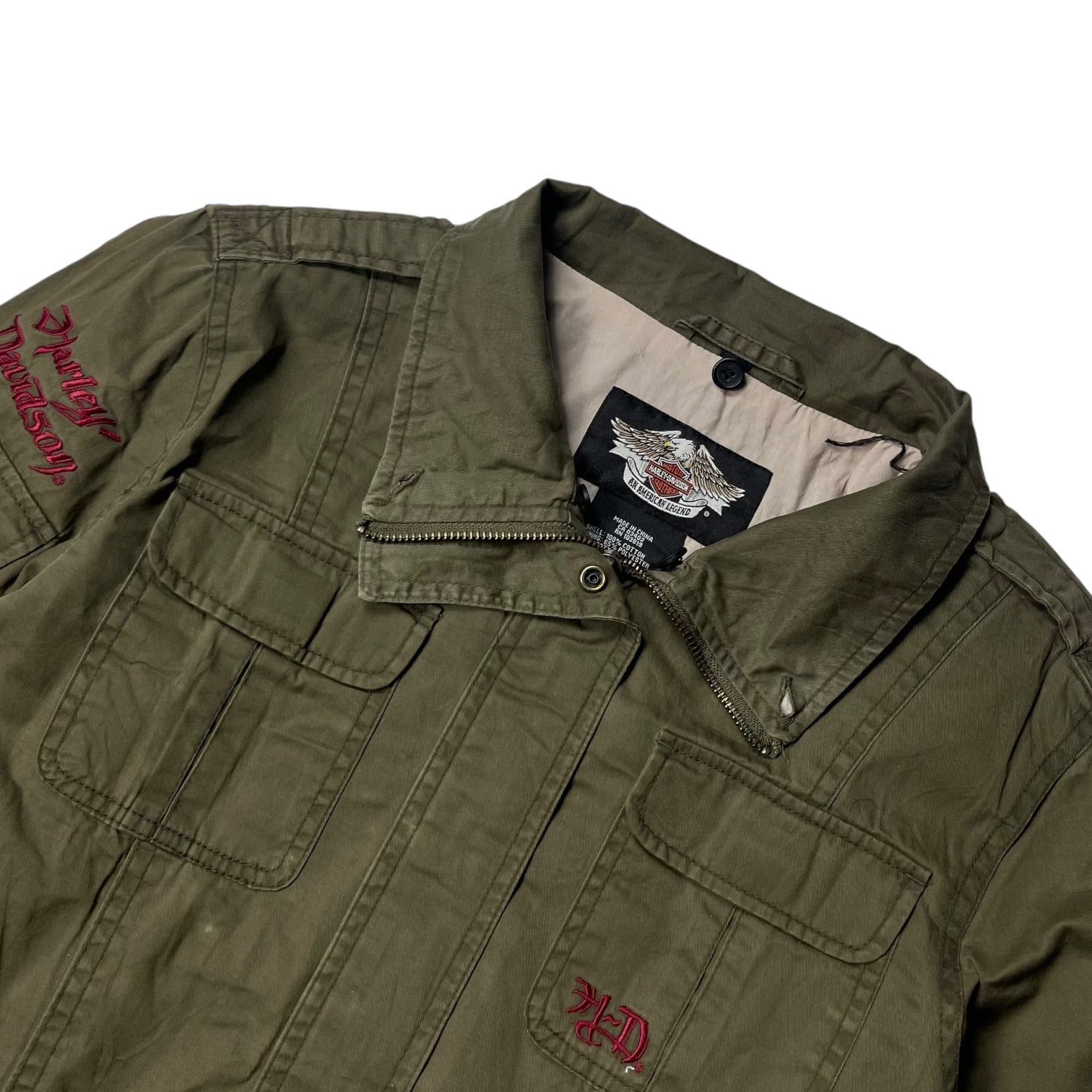 Harley-Davidson Military-Style Field Jacket | Size L | Made in China 🇨🇳