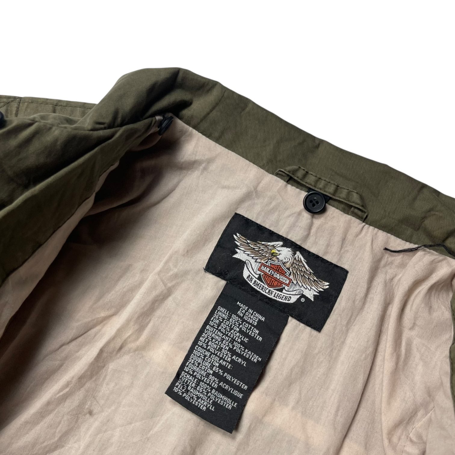 Harley-Davidson Military-Style Field Jacket | Size L | Made in China 🇨🇳