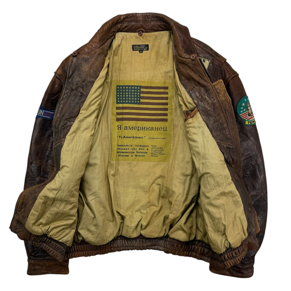 Avirex A-2 Flight Jacket | Size M | Made in USA 🇺🇸