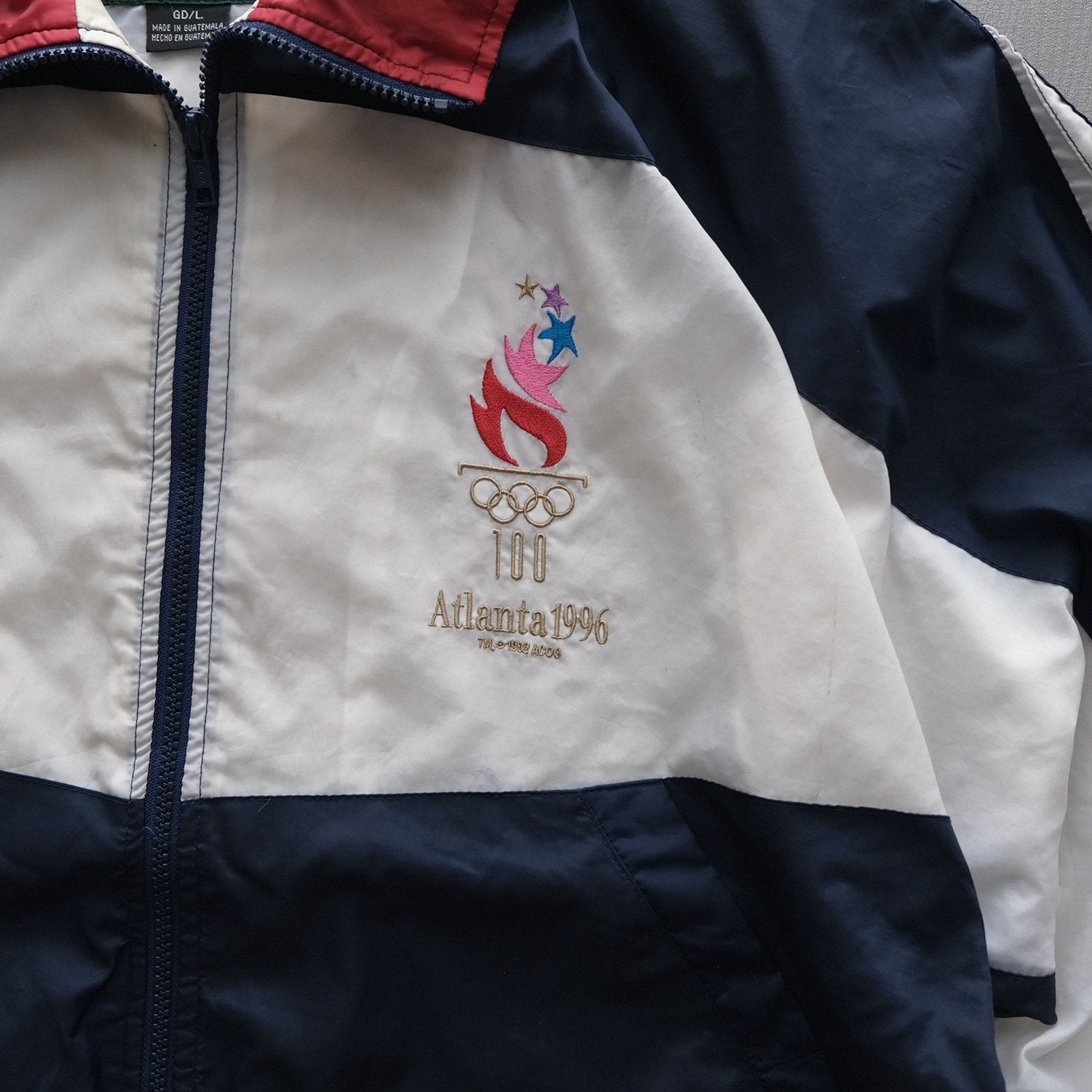 Olympic Games Collection 1996 Atlanta Jacket | L/XL | Made in Guatemala 🇬🇹