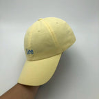 Lee Yellow Baseball Cap | One Size | Made in Cambodia 🇰🇭