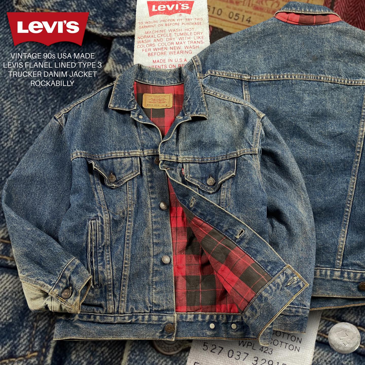 Levi’s Type III Denim Trucker Jacket | M | Made in USA 🇺🇸