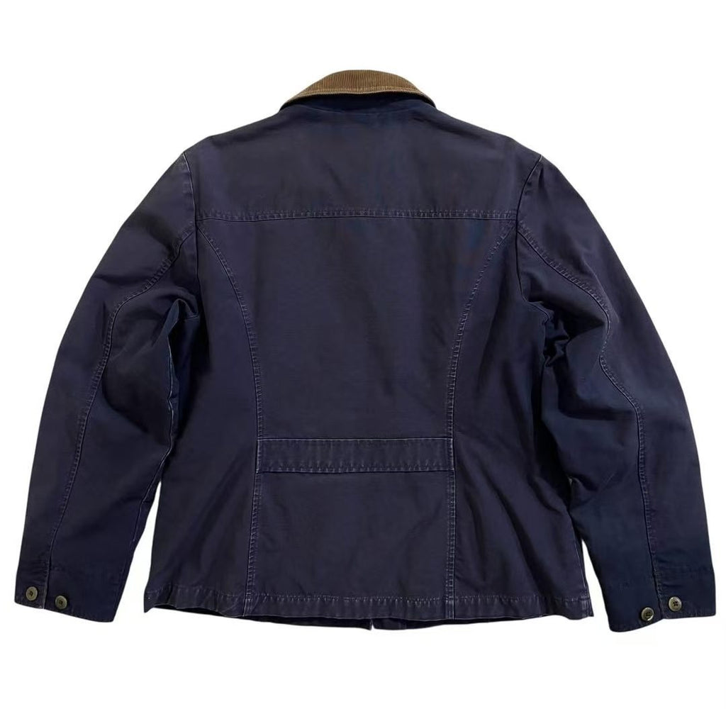 L.L.Bean Lined Cotton Chore Jacket | Navy | Made in USA 🇺🇸 | Unisex M
