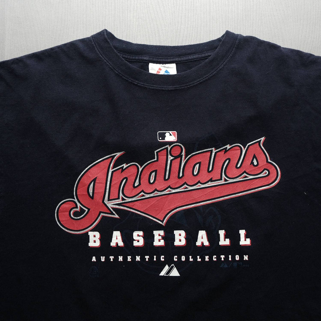 Majestic MLB “Indians Baseball” T-Shirt | L | Made in Honduras 🇭🇳