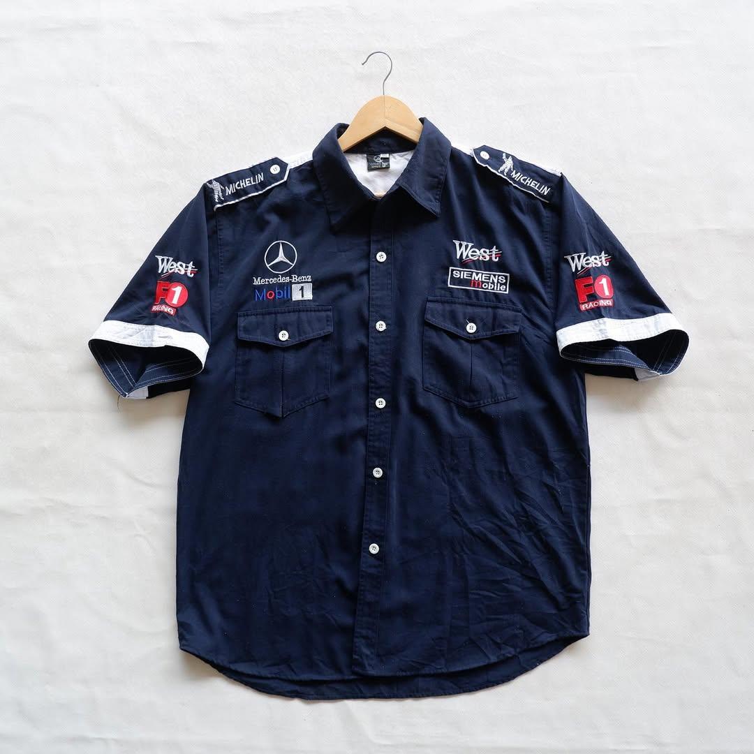 Mercedes-Benz West F1 Racing Pit Crew Shirt | XXL | Made in Unknown 🇺🇳