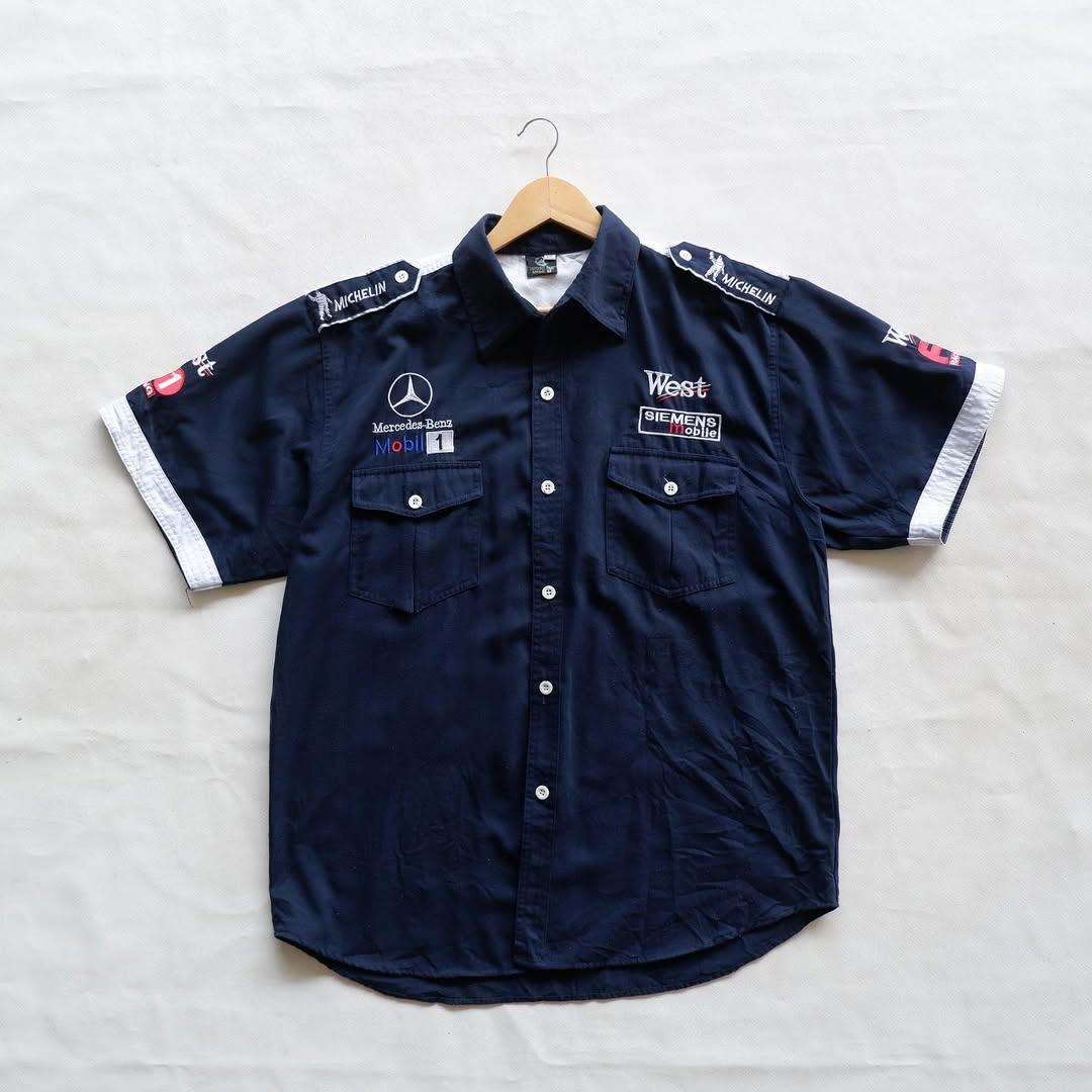 Mercedes-Benz West F1 Racing Pit Crew Shirt | XXL | Made in Unknown 🇺🇳