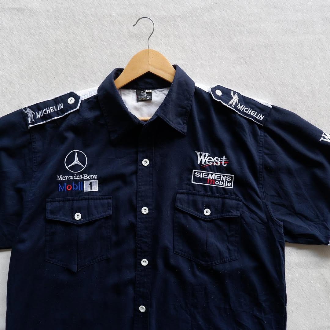 Mercedes-Benz West F1 Racing Pit Crew Shirt | XXL | Made in Unknown 🇺🇳