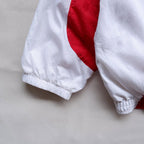 Nike Red & White Colorblock Windbreaker Jacket | XXXL | Made in Taiwan 🇹🇼