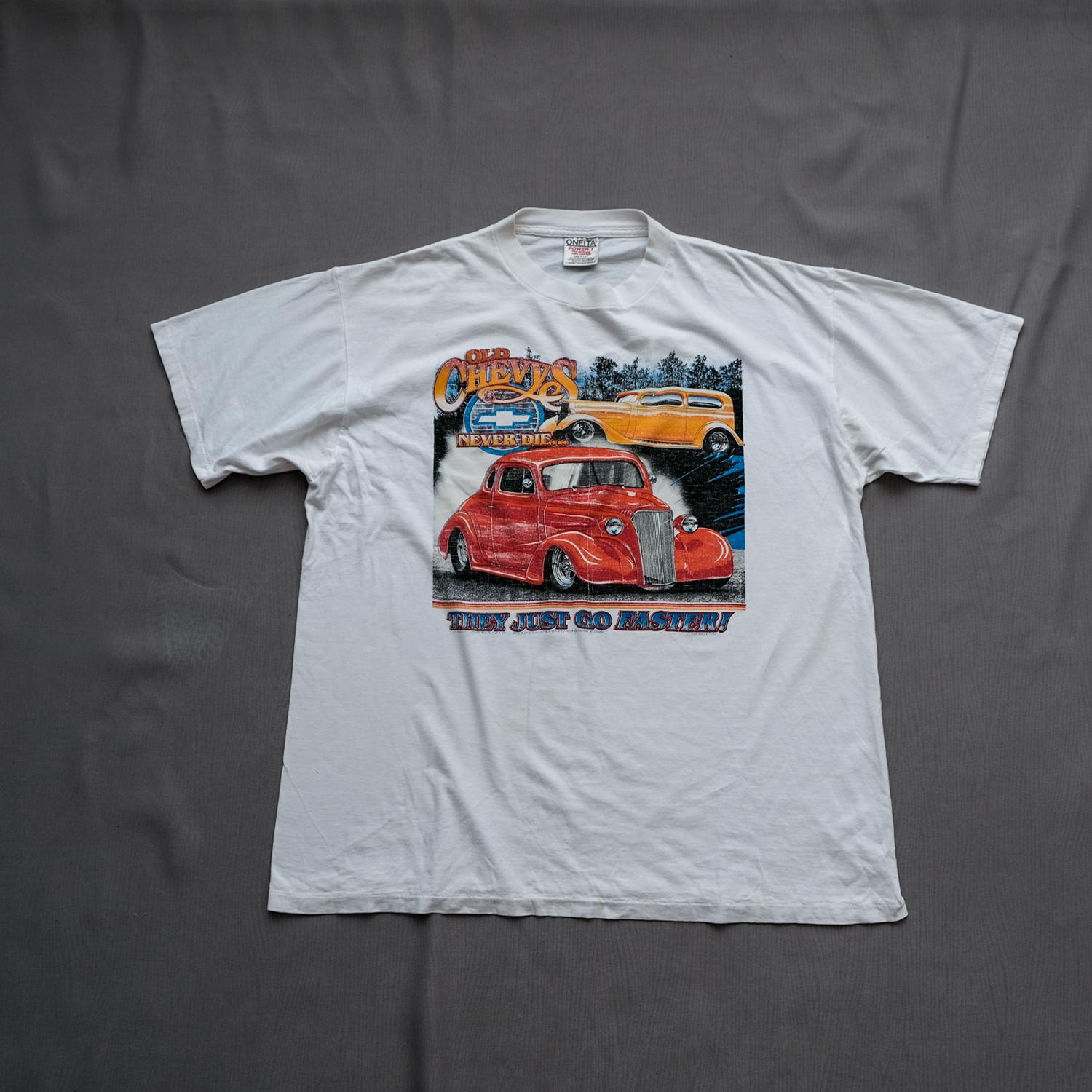ONEITA Power-T Chevy Graphic Vintage Tee | XL | Made in USA 🇺🇸