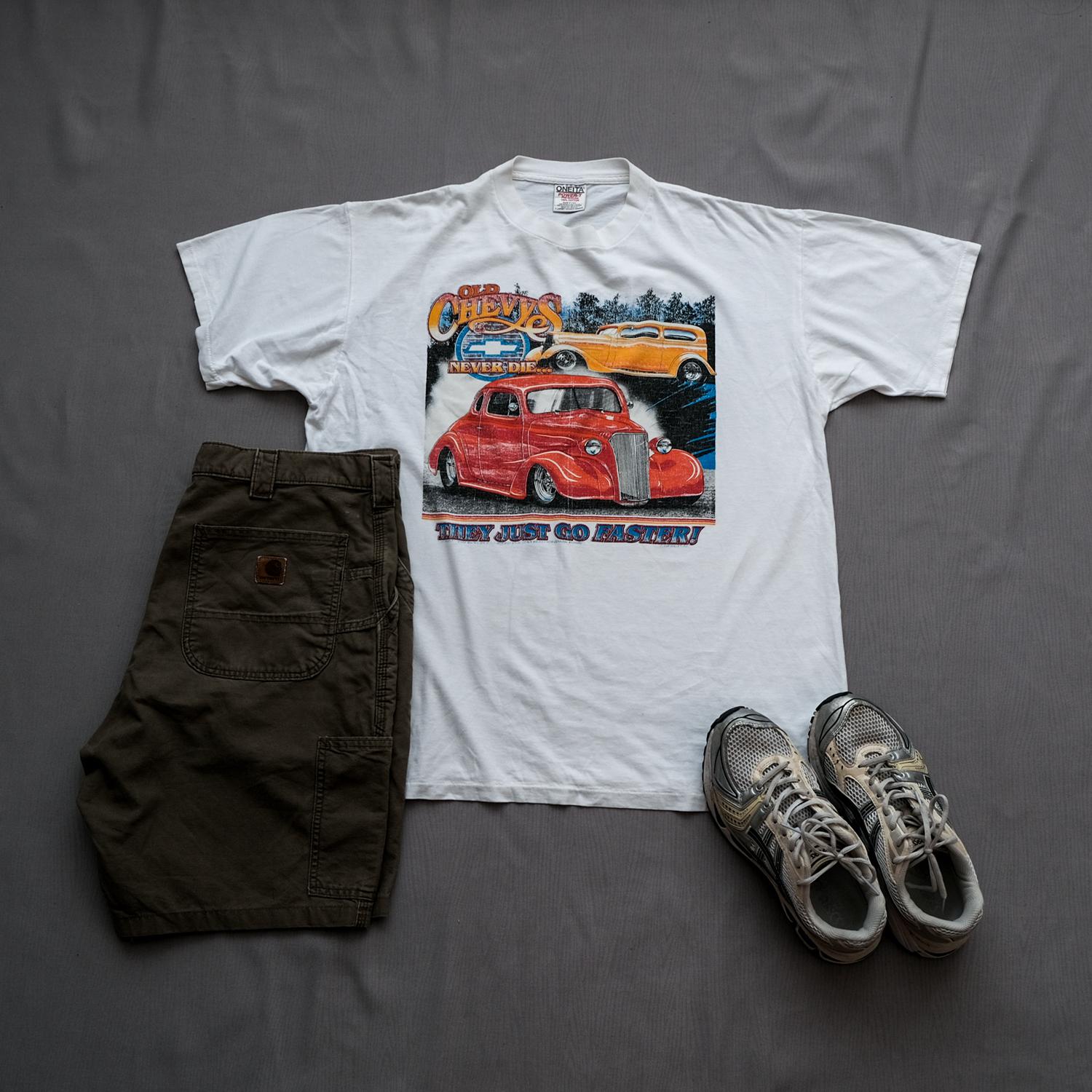 ONEITA Power-T Chevy Graphic Vintage Tee | XL | Made in USA 🇺🇸