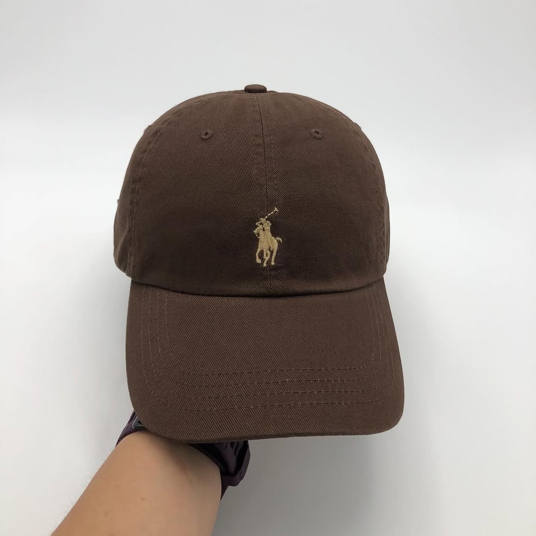 Polo Ralph Lauren Brown Baseball Cap | One Size | Made in Cambodia 🇰🇭