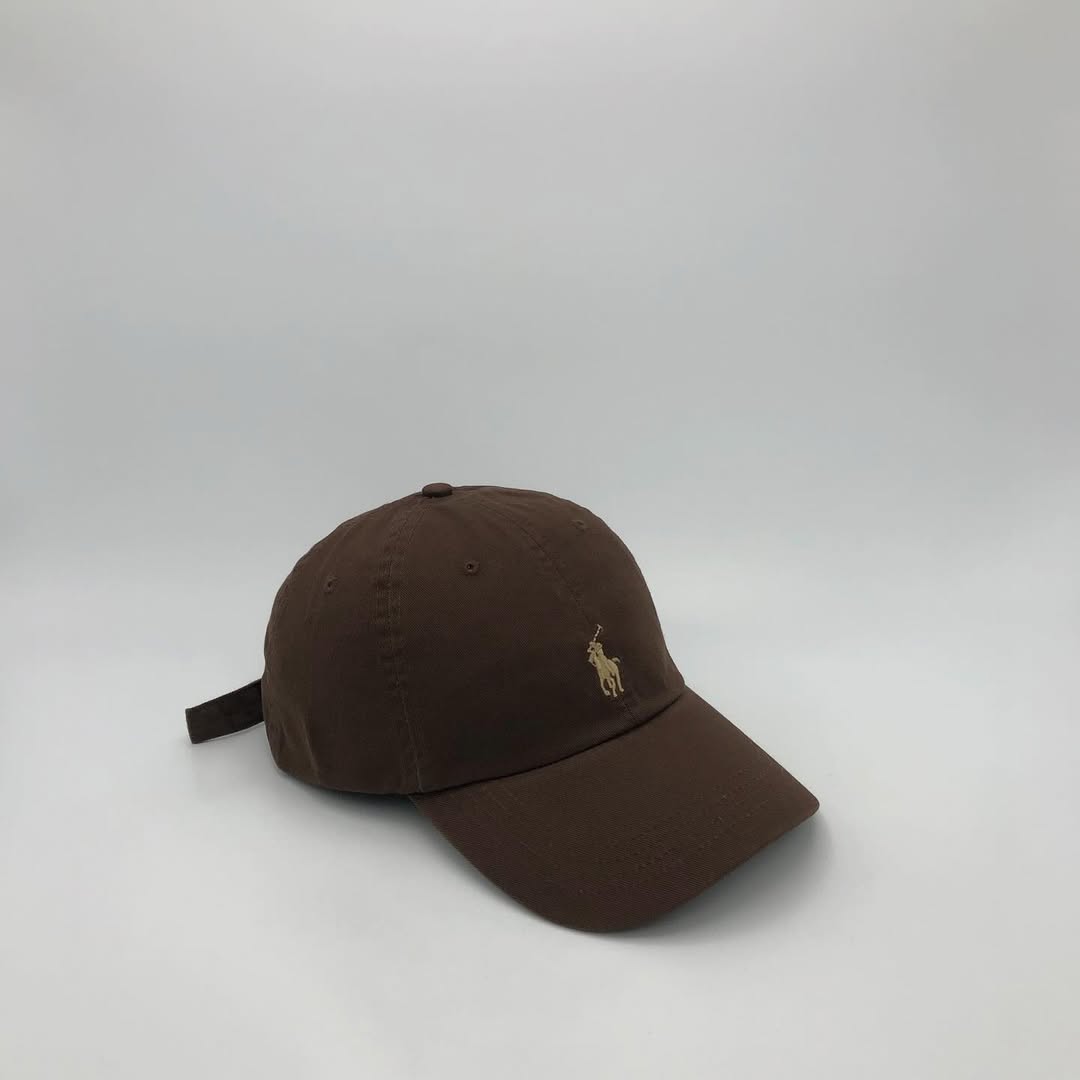 Polo Ralph Lauren Brown Baseball Cap | One Size | Made in Cambodia 🇰🇭