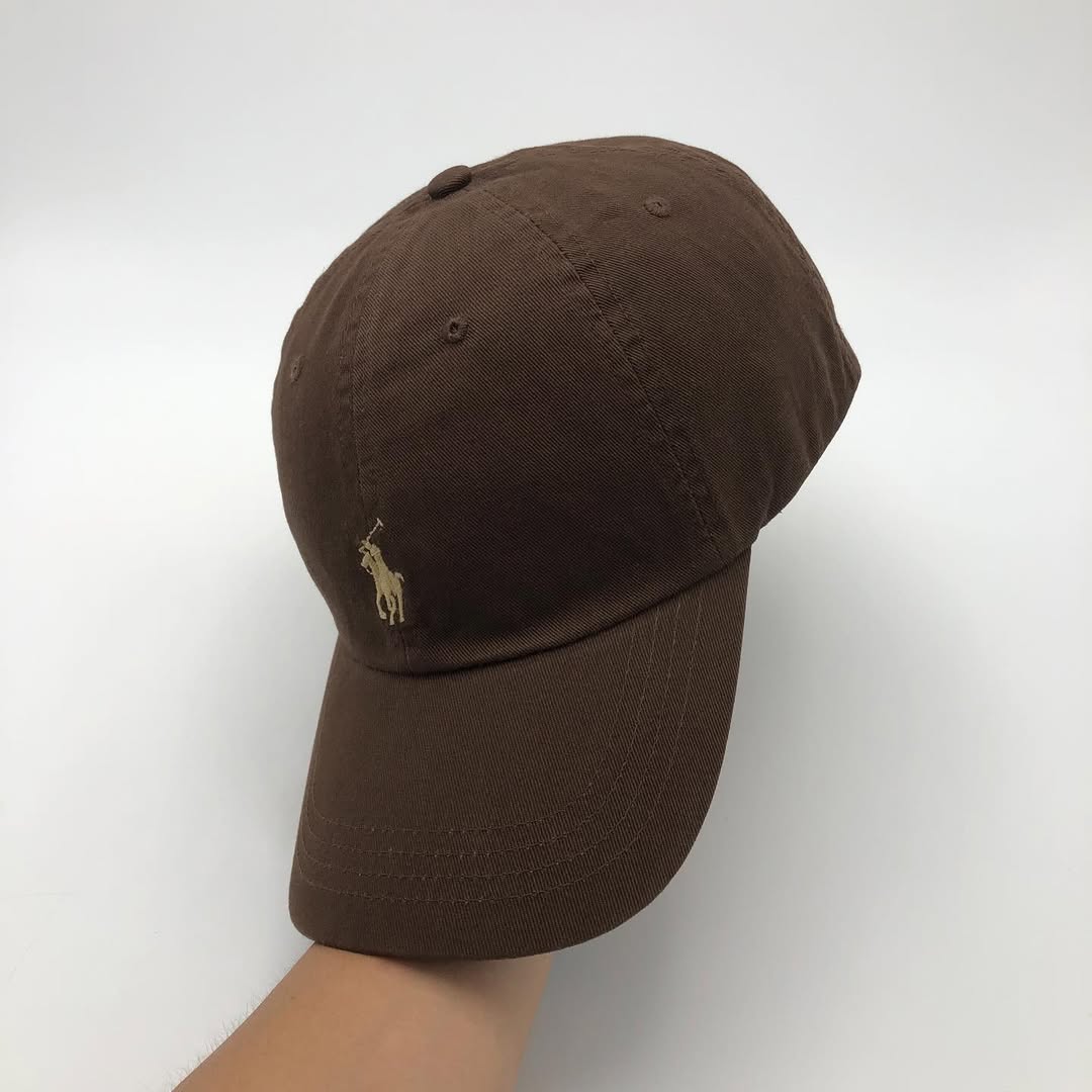 Polo Ralph Lauren Brown Baseball Cap | One Size | Made in Cambodia 🇰🇭