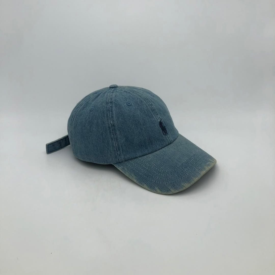 POLO RALPH LAUREN Denim Baseball Cap | Adjustable | Made in Cambodia 🇰🇭