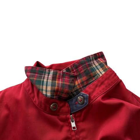 Polo Ralph Lauren Red Zip-Up Jacket | Size L | Made in Malaysia 🇲🇾