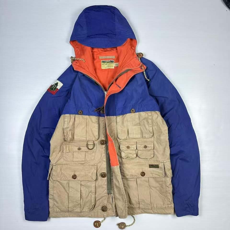 Ralph Lauren Outdoor Colorblock Jacket | Size XS | Made in China 🇨🇳