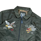 STRIDER-D9 RAW 7th Air Force Embroidered Souvenir Jacket | Size M | Made in China