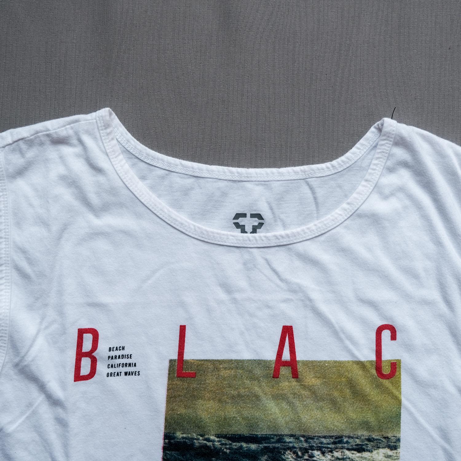 Graphic Print Sleeveless Tank | Size M