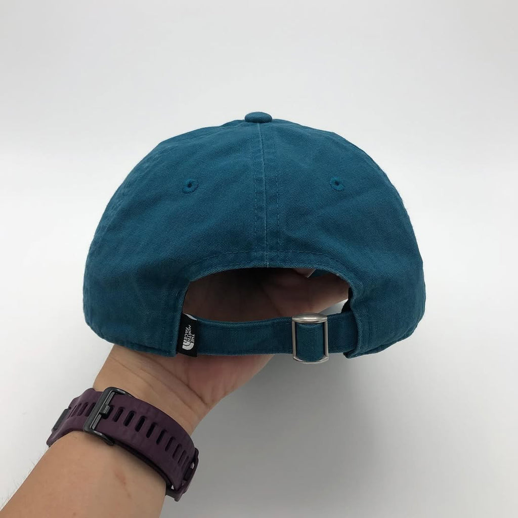 The North Face Cotton Twill Dad Hat | Teal | Adjustable Strapback