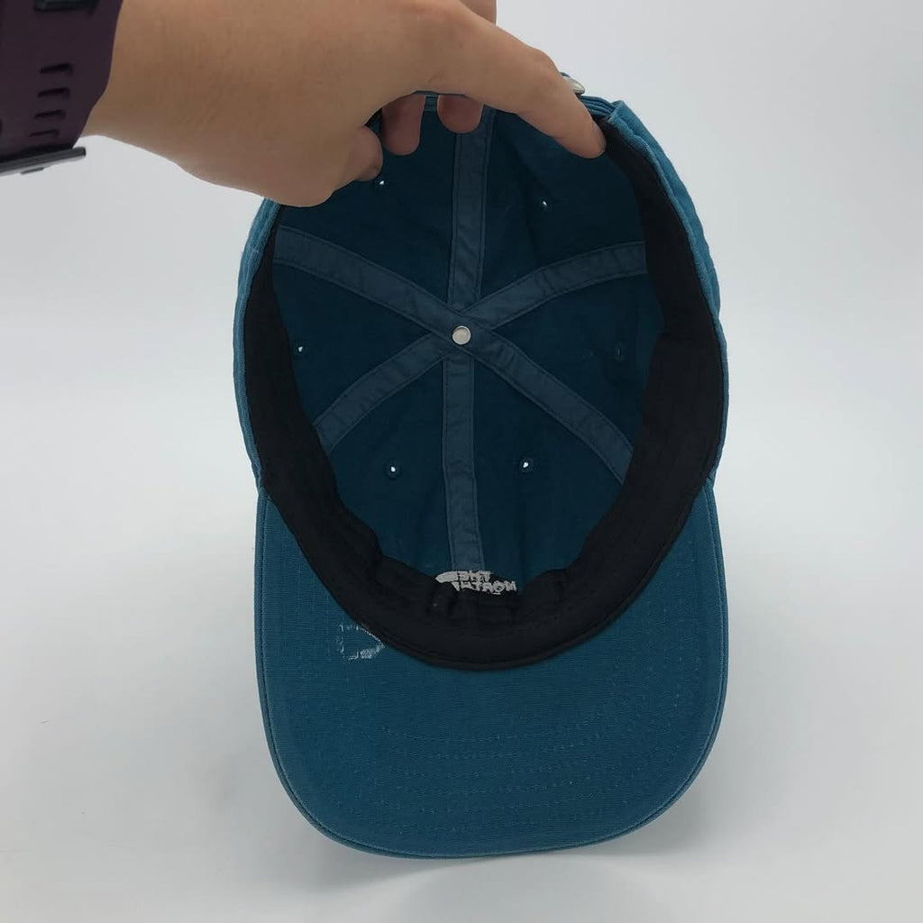 The North Face Cotton Twill Dad Hat | Teal | Adjustable Strapback