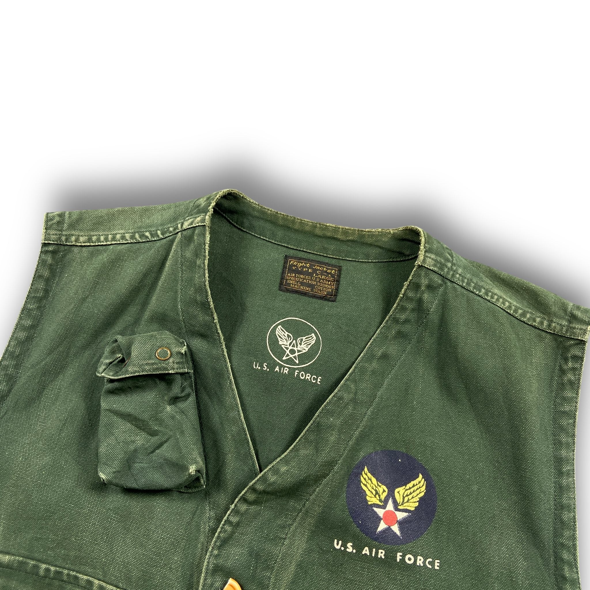 U.S. Air Force Type C Flight Vest | Large | Made in USA 🇺🇸